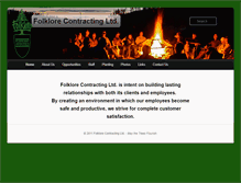 Tablet Screenshot of folklorecontracting.ca